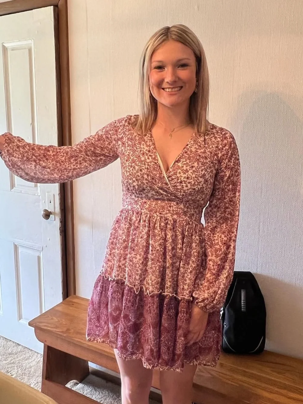 Japna Floral Tiered Dress - Picture 3 of 10